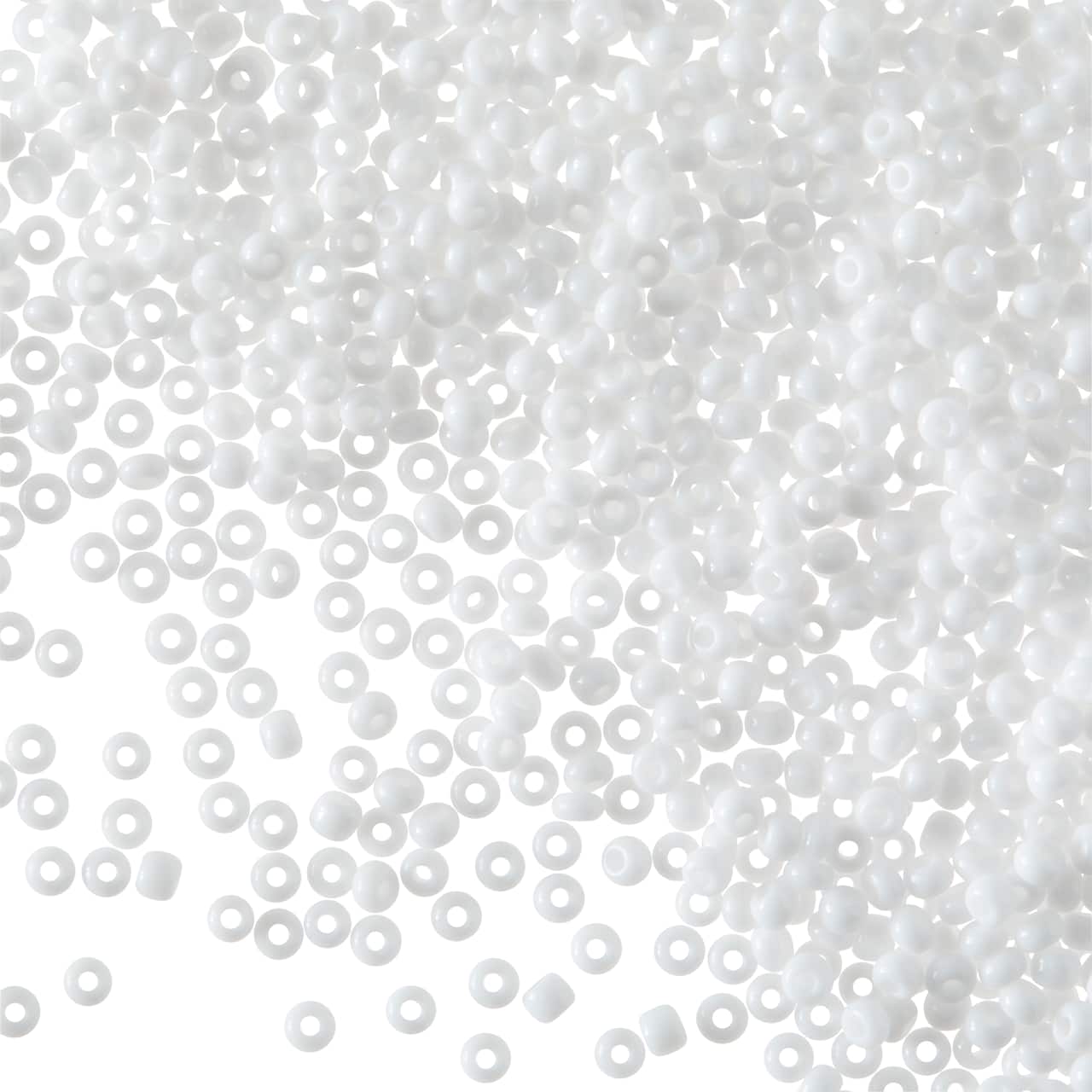 John Bead Opaque Czech Glass Seed Beads, 11/0